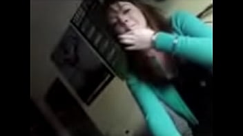 Teaching redhead to suck cock