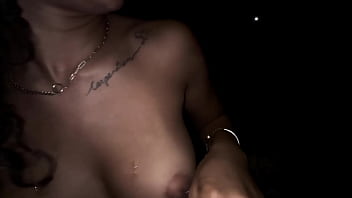 Horny brunette swallows my cock in a hotel bathroom