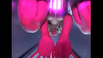 Jane darling masturbates while wearing angel wings and stilettos