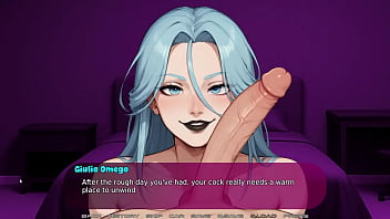 Blue haired mistress fuck session intro my girlfriends new kink #1 cartoon porn visual novel