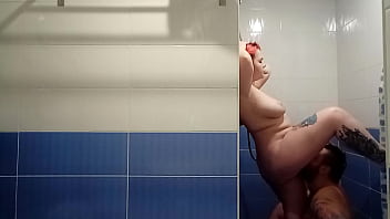 A dude has a huge cumshot when his partner fucks his ass with her fingers