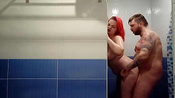 A dude has a huge cumshot when his partner fucks his ass with her fingers