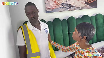 My electrician repaired my ac i paid in kind with my wet pussy