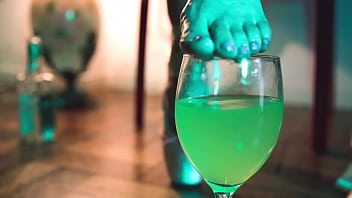 Ballerina foot worship and bondage