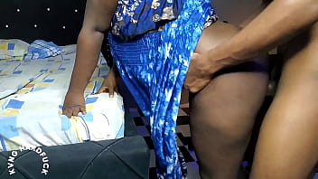 Sexy ebony got felt every inch of my bbc in her pussy touching her womb