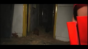 A large black cock bangs sexy chrystal on top of hay