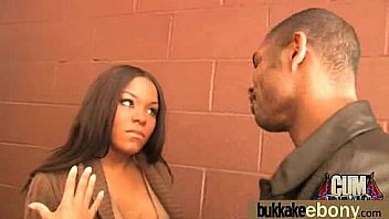 Ebony babe have a hot group fuck 5