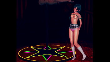 Big ass step mom and her tiny daughter get to strip club 3d animation