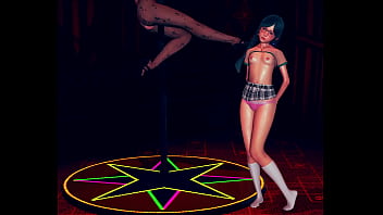 Big ass step mom and her tiny daughter get to strip club 3d animation