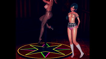 Big ass step mom and her tiny daughter get to strip club 3d animation