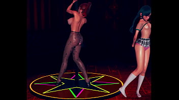 Big ass step mom and her tiny daughter get to strip club 3d animation