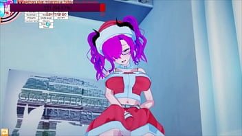 Santa girl vtuber projekt toga not being nice on christmas here the hentai