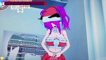 Santa girl vtuber projekt toga not being nice on christmas here the hentai