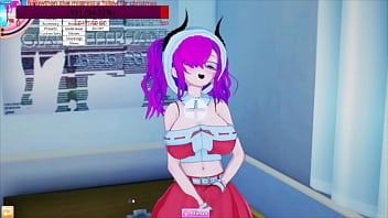 Santa girl vtuber projekt toga not being nice on christmas here the hentai