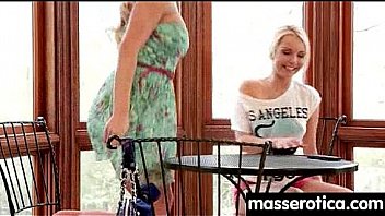 Sensual lesbian massage leads to orgasm 11