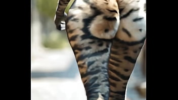 Big booty cat woman with edm ai generated Big booty cat woman with edm ai generated
