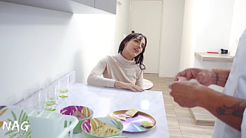 Fucking at the kitchen with a professional chef