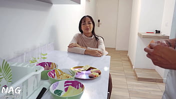 Fucking at the kitchen with a professional chef