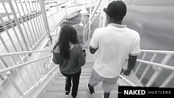 Public blowjob from fully clothed white girl i just met at the train station