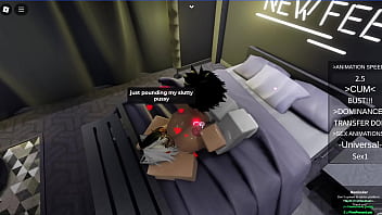 Puppygirl has her first time online roblox game