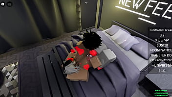 Puppygirl has her first time online roblox game