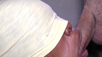 Ebony mouth swallows huge load of cum from bwc