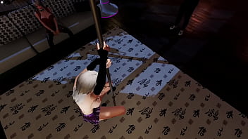 Whore gets destroyed by two dicks