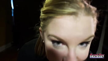 Blonde hottie lottie peers enjoys riding and milking a cock with her mouth