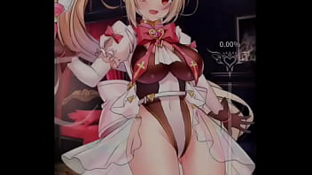 兩個美麗的女性穿著角色扮演進行百合性交