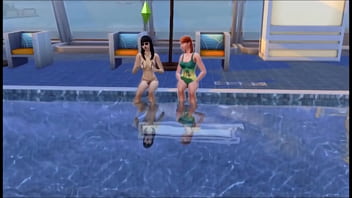 Busty asain goes to a local pool to make new friends and have sex with them Busty asain goes to a local pool to make new friends and have sex with them