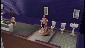 Busty asain goes to a local pool to make new friends and have sex with them