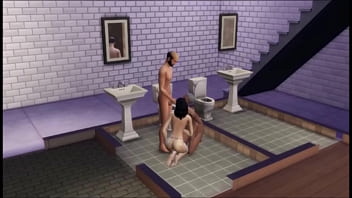 Busty asain goes to a local pool to make new friends and have sex with them