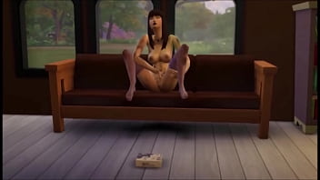 Busty asain goes to a local pool to make new friends and have sex with them