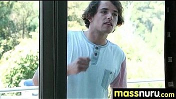 Naughty chick gives an amazing japanese massage 7