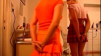 Lovely blonde spreading her pussy