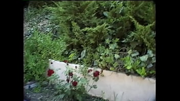 Pregnant ebony gets oiled up and fucked outdoors