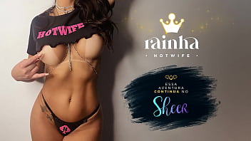 Rainha Hotwife Fazendo Um Boquete Babado Numa Rola Grossa E Na Frente Do Corno Manso thumbnail