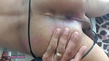 I pegged my whore husband like a queen this is what happens when a hot and sexy girl gets a strap