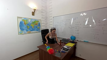 I followed the cleaning lady after class