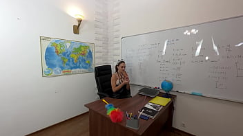 I followed the cleaning lady after class