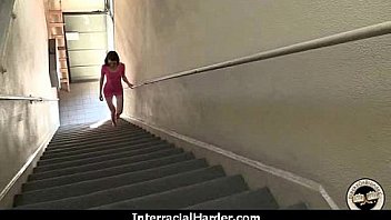 Creamy tight snatch white riding black 23