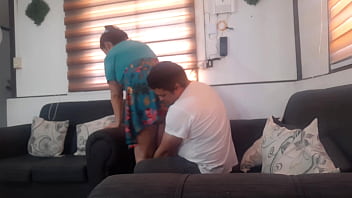 I can't help but get turned on by my stepmom's ass