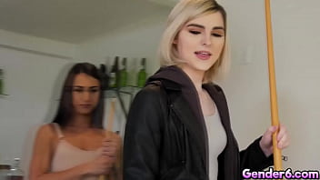 2 Hot Trannies Fucked By Massive Cock thumbnail