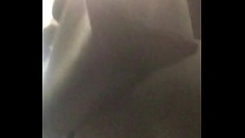 Big ass black girl walks around