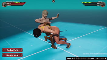 Johnny walker vs pearl nf3d mma mixed combat maledom