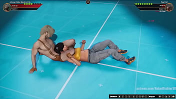 Johnny walker vs pearl nf3d mma mixed combat maledom