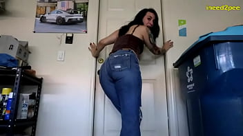 Real omorashi and pee desperation 2025