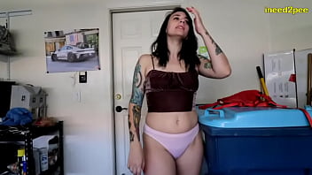 Real omorashi and pee desperation 2025