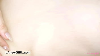 Alluring brunette beauty naked close up