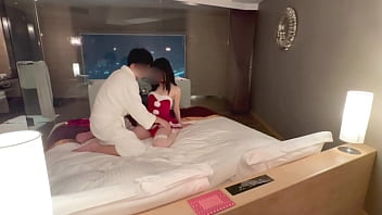 【個人撮影】christmas夜景の見えるお風呂付きホテルでサンタさんのコスプレをしたまりあと甘々中出しsexjapanese amateur hentai